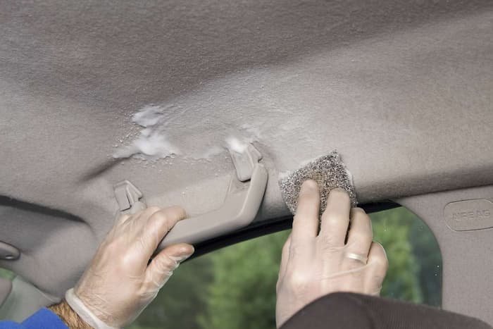 Surface Clean Your Car Headliner